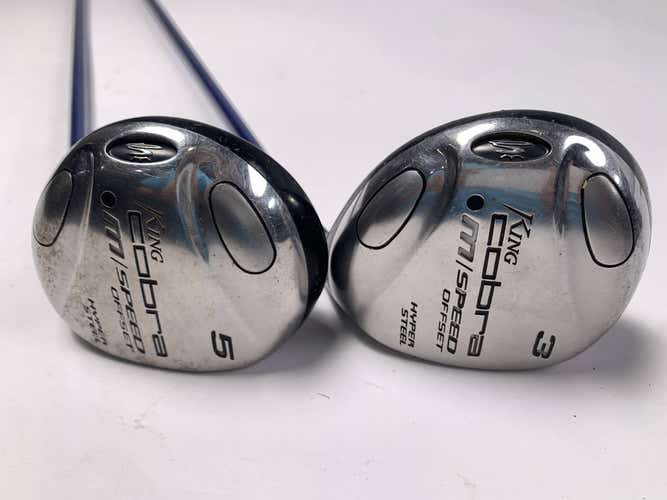 Cobra M Speed Offset 3 & 5 Fairway Wood Set 15* 18* NV-m Speed Tuned Regular RH