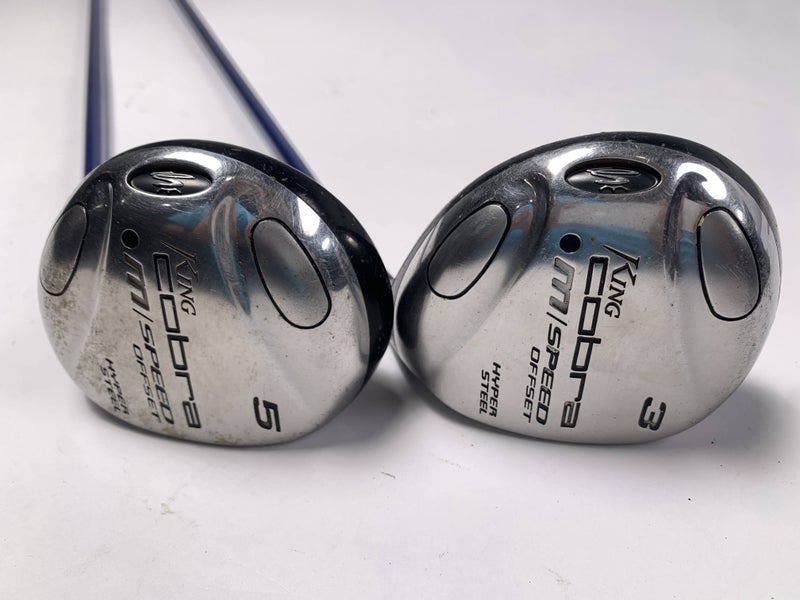 Cobra M Speed Offset 3 & 5 Fairway Wood Set 15* 18* NV-m Speed Tuned Regular RH