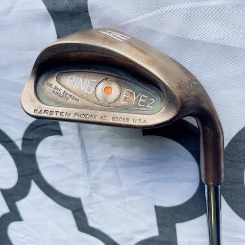 BeCu Beryllium Copper Ping Eye 2 Orange Dot Mens RH Pitching Wedge Golf Club