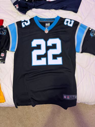 Blue Large Christian McCaffrey Boys Nike Jersey (Used)
