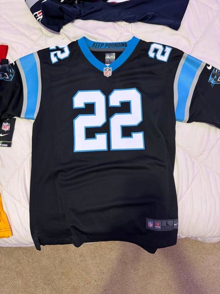 Blue Large Christian McCaffrey Boys Nike Jersey (Used)
