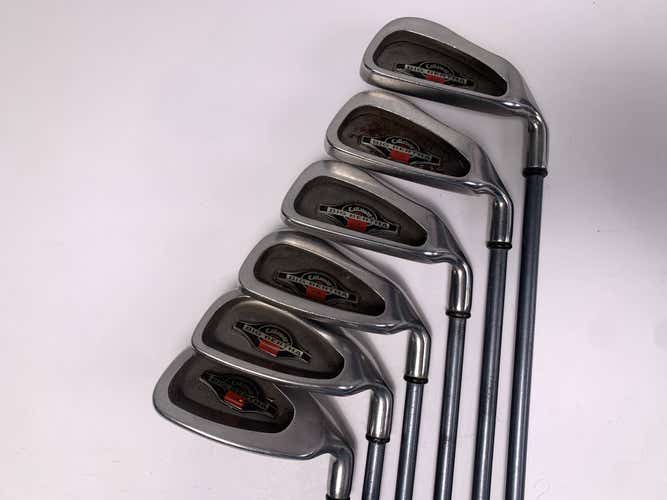 Callaway Big Bertha 1996 Iron Set 5-PW+SW RCH 90 Regular Graphite RH- No 8 Iron