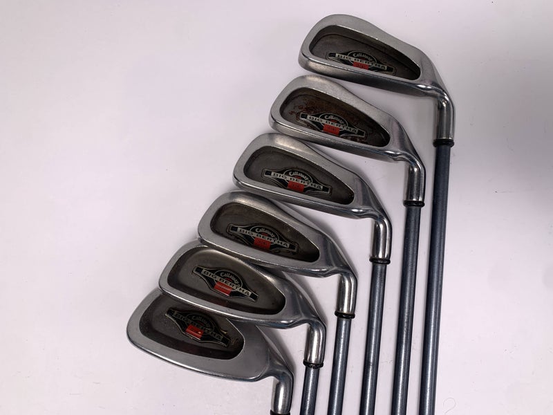 Callaway Big Bertha 1996 Iron Set 5-PW+SW RCH 90 Regular Graphite RH- No 8 Iron