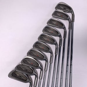 Ping Eye 2 Iron Set 2-PW+SW Red Dot Karsten ZZ-Lite Stiff Steel Mens RH