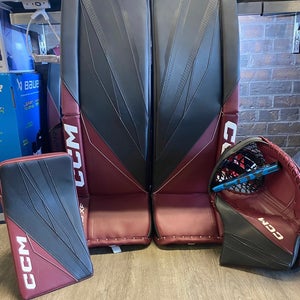 34"  CCM Axis XF Pro Regular Goalie Full Set (Used)