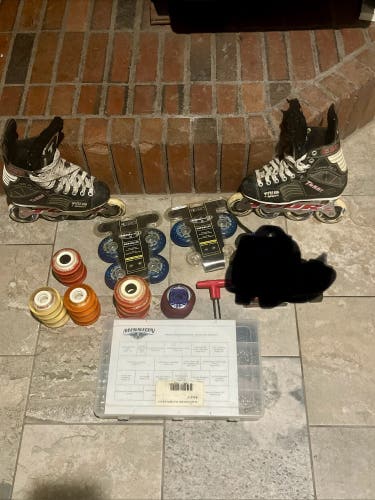 Complete Inline Hockey Set(skates, Tools, Wheels, More)