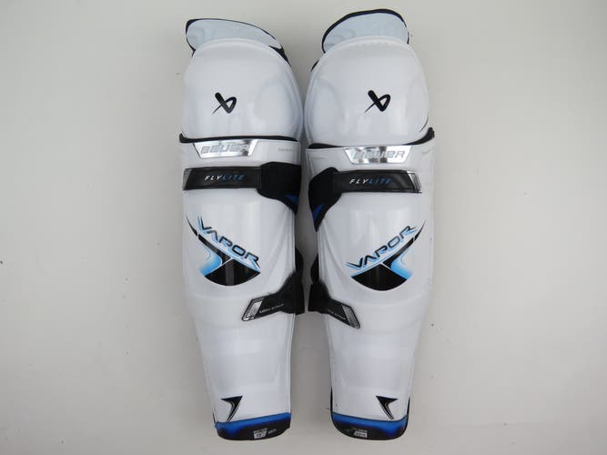 Bauer Vapor FlyLite NHL Pro Stock Ice Hockey Player Shin Pads Protective 17"