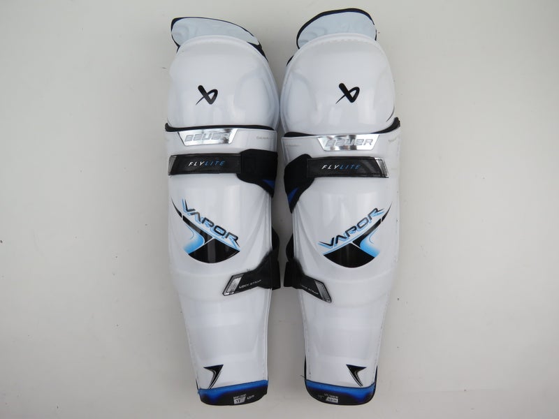 Bauer Vapor FlyLite NHL Pro Stock Ice Hockey Player Shin Pads Protective 17"