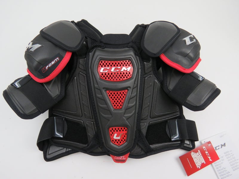 CCM U+ CL Crazy Light NHL Pro Stock Hockey Player Shoulder Pads Senior Small