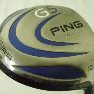 Ping G5 Driver 10.5* (Grafalloy Prolaunch Blue, STIFF) G-5 460cc Golf Club