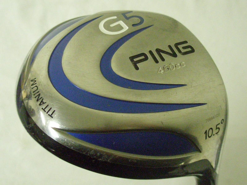 Ping G5 Driver 10.5* (Grafalloy Prolaunch Blue, STIFF) G-5 460cc Golf Club