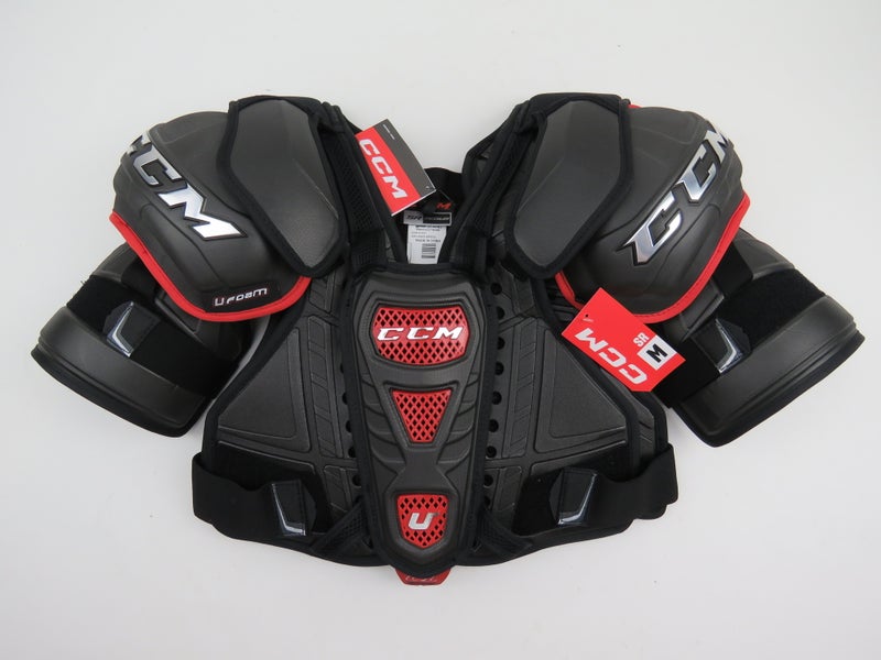 CCM U+ CL Crazy Light NHL Pro Stock Hockey Player Shoulder Pads Senior Medium