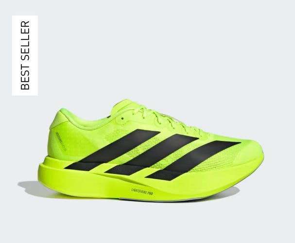 Size 9 - adidas Adizero Evo SL Lucid Lemon Core Black  *BRAND NEW* JR3416