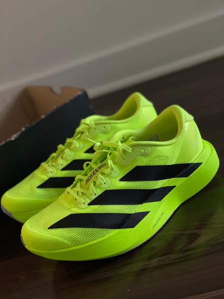 Size 9 - adidas Adizero Evo SL Lucid Lemon Core Black *BRAND  display picture 1
