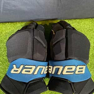 Bauer Supreme 2S Pro 14" Winnipeg Jets Pro Stock Gloves (New)