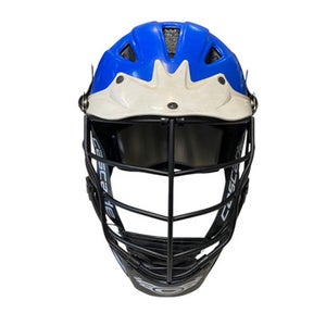 Used Cascade CPV BLUE AND WHITE Lacrosse Helmet Royal Blue M/L 11706-S000360700