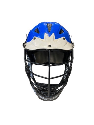 Used Cascade CPV BLUE AND WHITE Lacrosse Helmet Royal Blue M/L 11706-S000360700