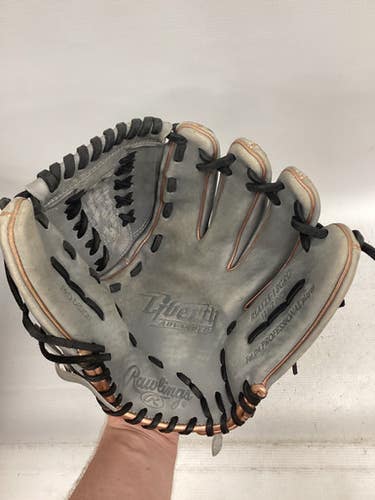 Used Rawlings LIBERTY ADVANCED BB/SB Glove RH Throw Grey 12 1/2" 11851-S000036456
