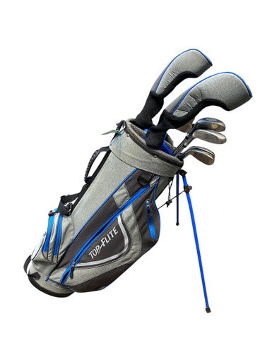 Used Top Flite BLACK AND BLUE SET Mens Complete Set RH 10 Piece 11706-S000360684