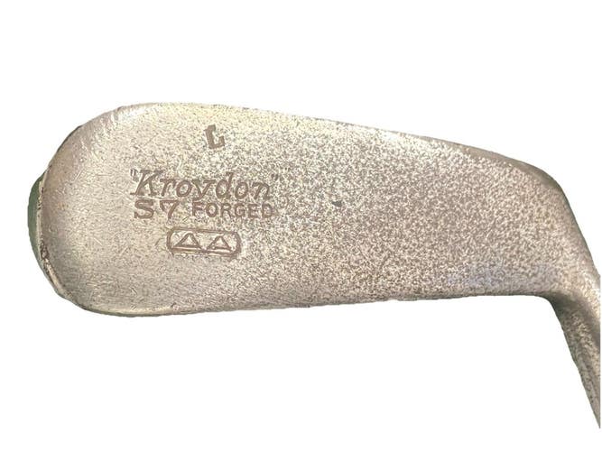 Kroydon Ball Face Forged 7 Degree Putter RH Hickory Shaft 33" Vintage Grip W/Cap