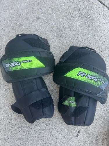 Used Warrior Goalie Knee Pads RX4 Pro Senior