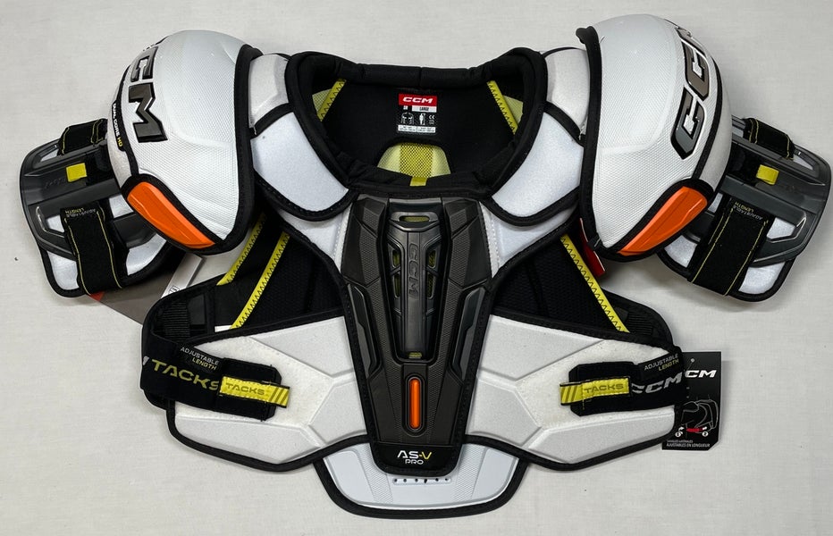 NEW CCM Tacks AS-V Pro Shoulder Pads, Pro Stock, Sr Large