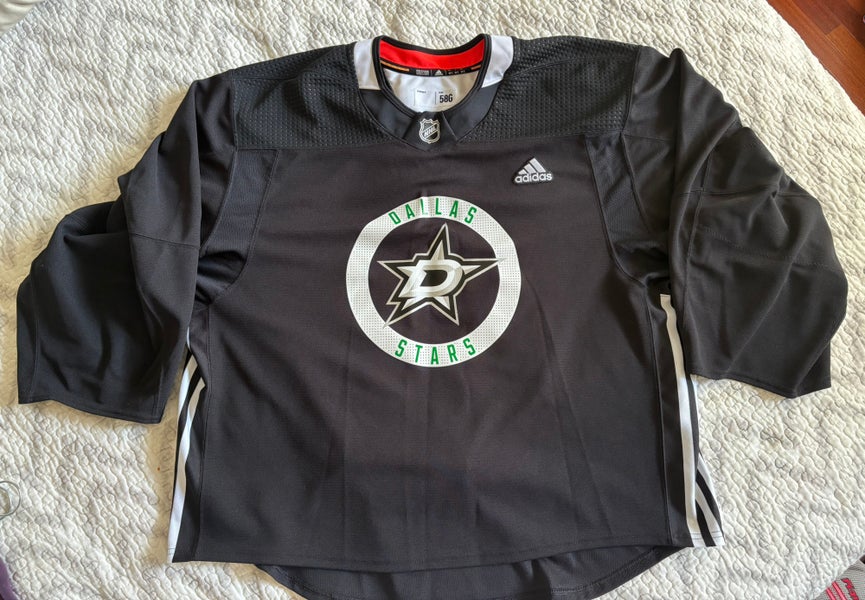 Black Adidas MIC Practice Jersey Sz58G Goalie Cut Dallas Stars