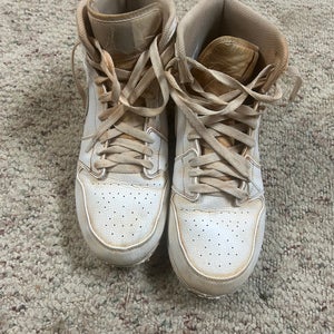 White Men's Size M 11.5 (W 12.5) Adult Air Jordan High Top (Used)