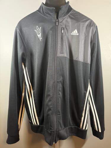 Men's Adidas Aeroready Arizona State Full-Zip Large sideline/Training Warmup Jacket