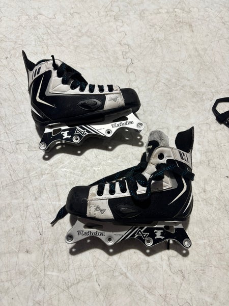Alkali Inline Skates Regular Width Size 4 (Used)