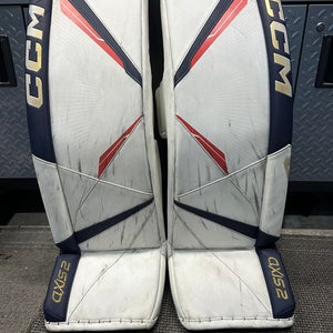 CCM Axis 2 Pro Custom Goalie Leg Pads (Used)