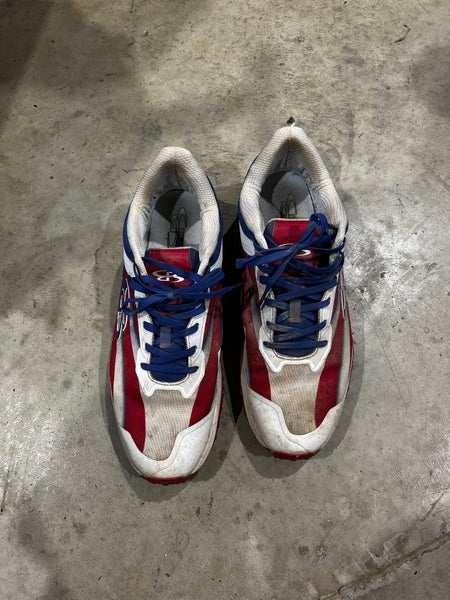 White Unisex Size M 12.0 (W 13.0) Adult Boombah Shoes (Used)