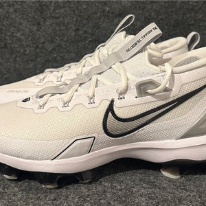 Men’s Nike Force Zoom Trout 9 Elite Low MCS White Baseball Cleats FZ0884-102 Size 10.5