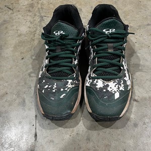 Green Men's Size M 12.0 (W 13.0) Adult Boombah Shoes (Used)