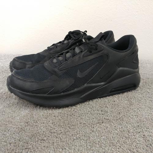Nike Air Max Bolt Triple Black Mens 14 Running Shoes CU4151-001 Athletic Low Top