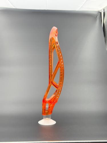 Custom Dyed RC1 Lacrosse Head – Orange/Gold Fade – Unstrung