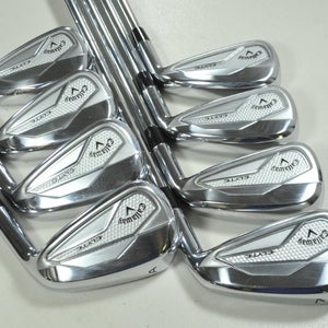 Callaway Elyte 4-PW,AW Iron Set Stiff Flex Right KBS Tour Lite Steel # 200029