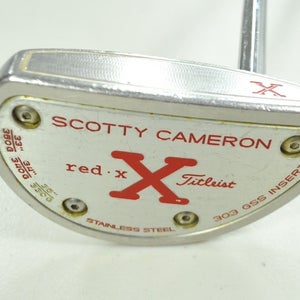 Titleist 2004 Scotty Cameron Red X 34" Putter Right Steel # 199951