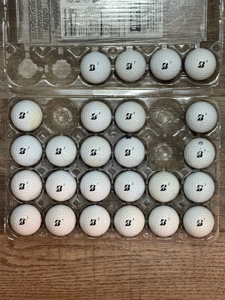 25 Bridgestone Tour B XS / Tour B RXS / Tour B X Golf Balls
