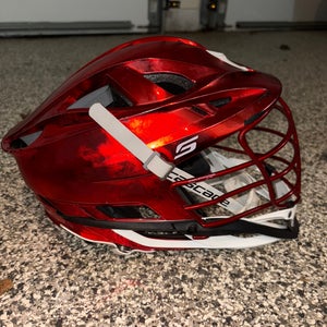 Chrome Red Cascade S Lacrosse Helmet (Barely Used)
