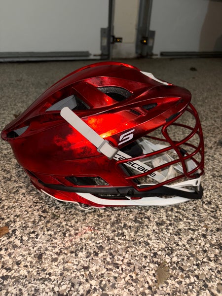 Chrome Red Cascade S Lacrosse Helmet (Barely Used)