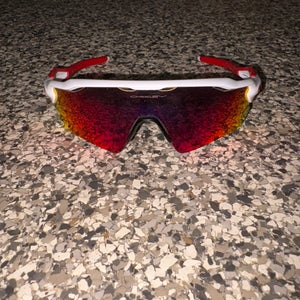 Chrome Red Men's Oakley Sunglasses (Barely Used)