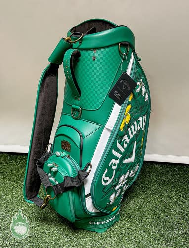 NEW Callaway 2025 April Major Tour Staff Bag 6-Dividers Rainhood Included