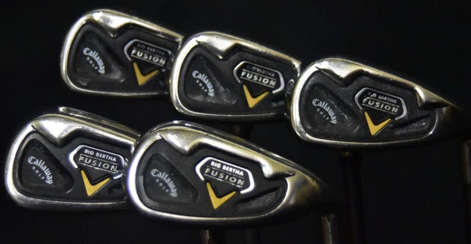 CALLAWAY BIG BERTHA FUSION IRON SET 7-9 SW PW FLEX: L/R LENGTH: (7) 37 IN RH