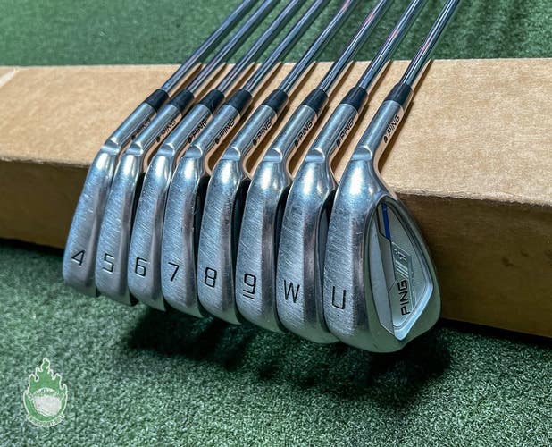 Used RH Ping Black Dot i Series E1 Irons 4-PW/UW CFS Regular Steel Golf Set