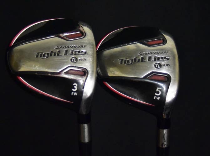 ADAMS TIGHT LIES WOOD SET 3 5 FLEX: STIFF LENGTH: 42.5 IN RH NW GRIPS