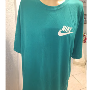 Nike Pro Dri Fit Mens T Shirt Green Short Sleeve Fitted Logo - Size 2XL