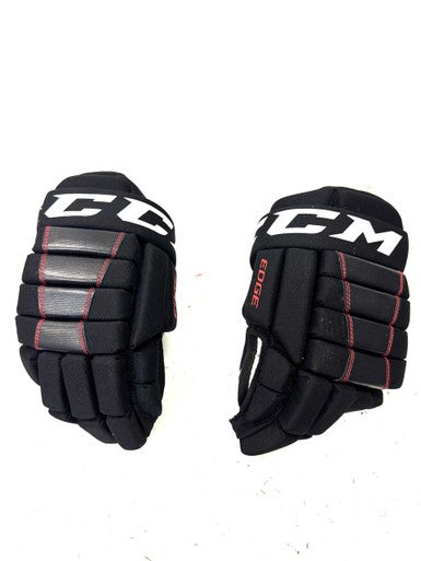 Used CCM EDGE Intermediate Gloves Black 13" 11860-S000296249