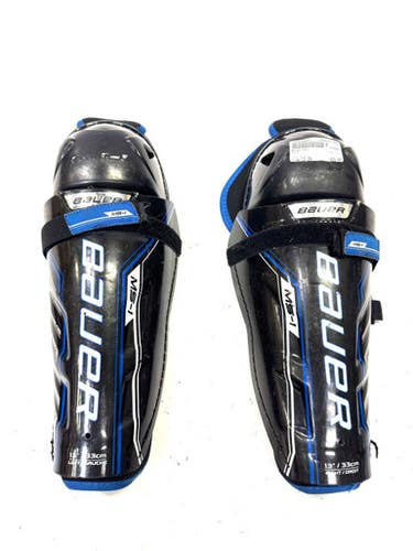 Used Bauer MS1 Intermediate Shin Guards Black 13" 11860-S000296243