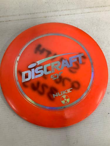 Used Discraft NUKE ESP Disc Golf Driver Red 11823-S000033604